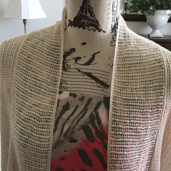 Lightweight open weave cardigan by Alfani NWOT - Picture 5 of 8